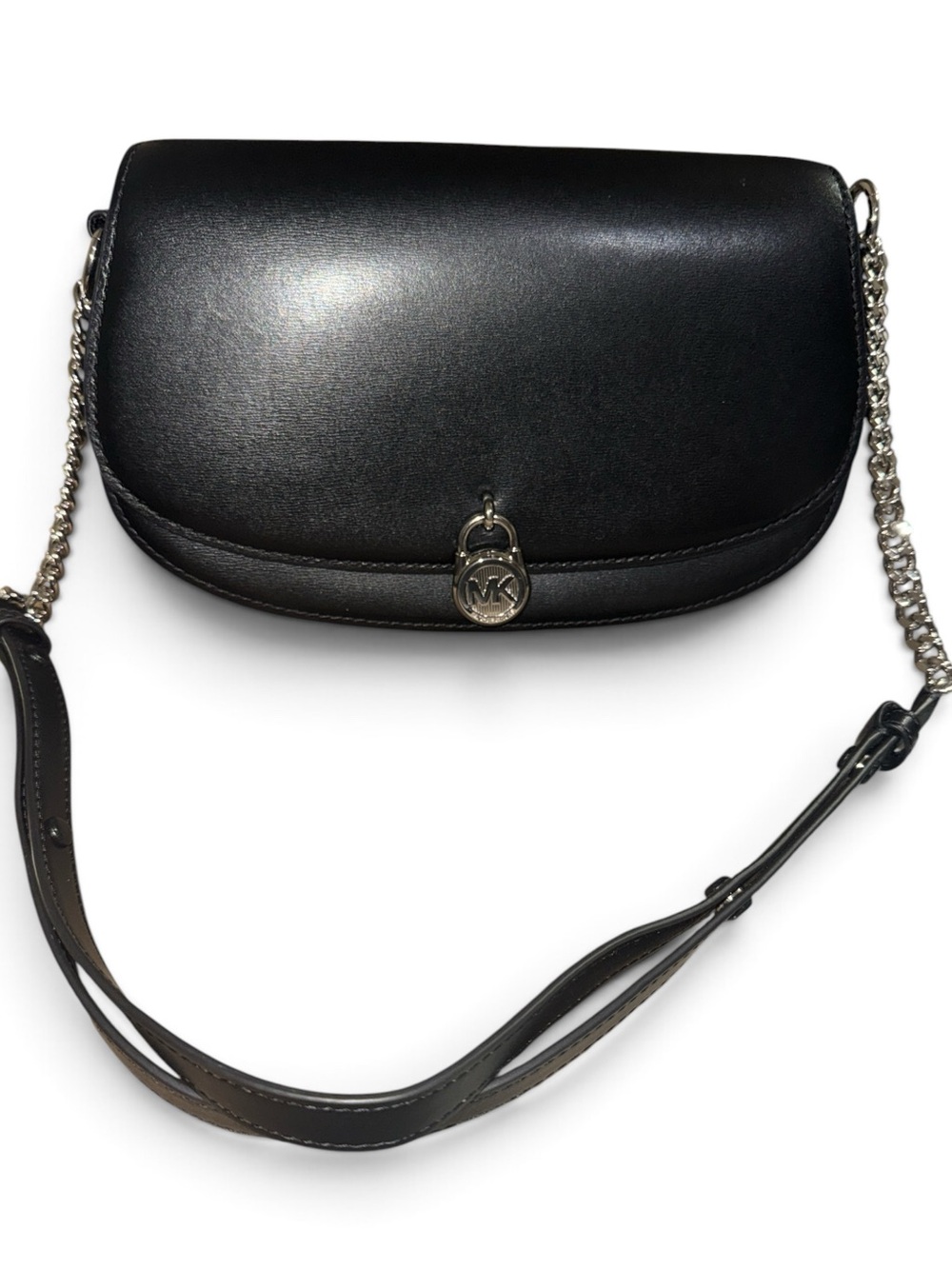 Michael Kors Mila Medium Leather Messenger Bag VERY EXCELLENT CONDITION!